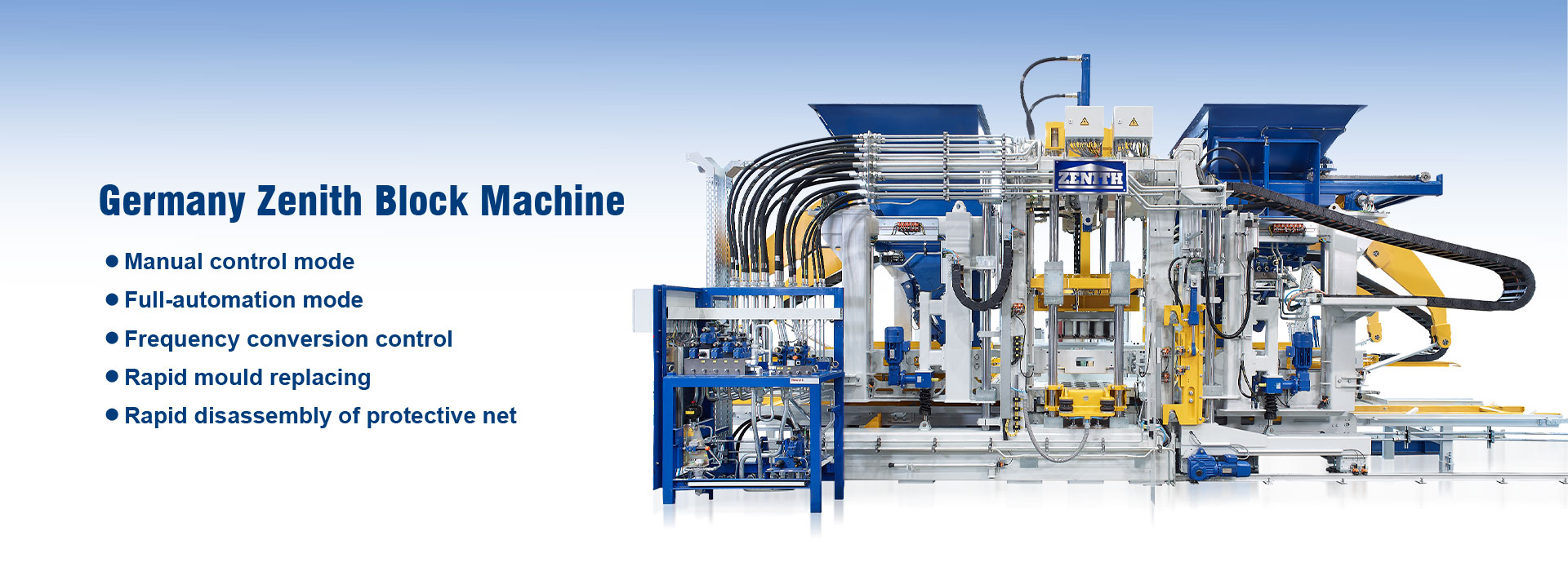 Ang Germany Zenith Block Machine Manufacturer